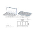 Clear Lid Rectangle Plastic Eye Shadow Container